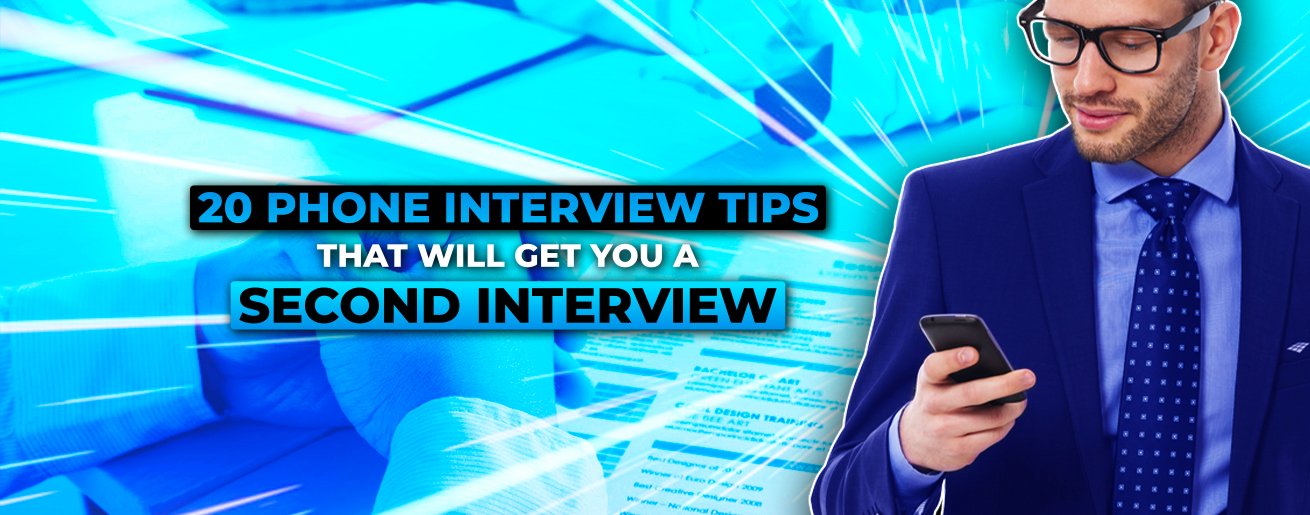 Cover image for 20 Phone Interview tips to get you a Second Interview